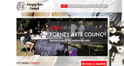 Desktop Screenshot of forneyarts.org